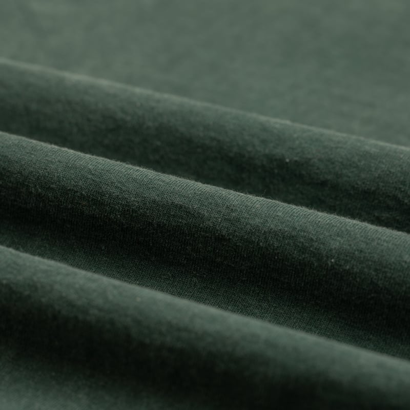 S/S Henley Vintage Dye Dark Green