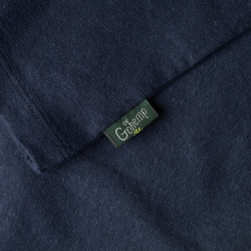 Image-Flâneurs_GOHEMP / Basic S/S Tee Marine Navy_détail-étiquette