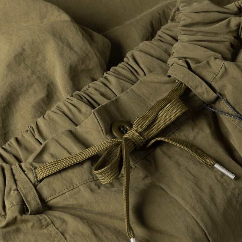 FRIZMWORKS / Cotton/Nylon Fatigue Shorts Olive_ceinture