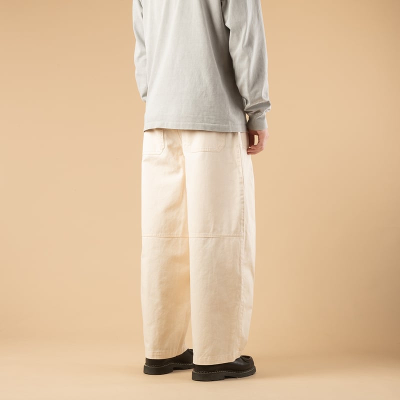 Twill Cargo Balloon Pants Ivory