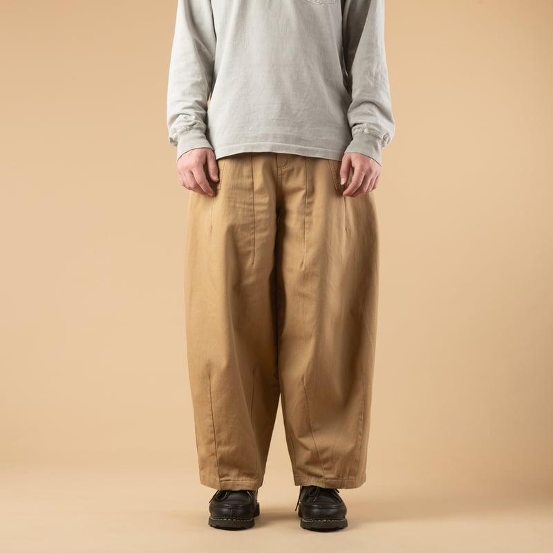 Twill Balloon Pants Beige