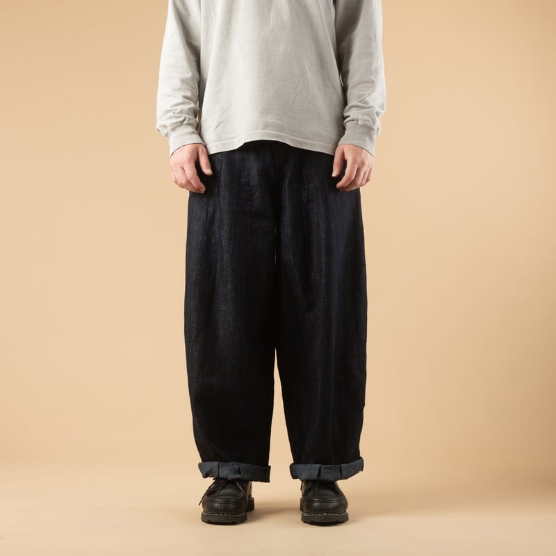 Denim Balloon Pants Indigo