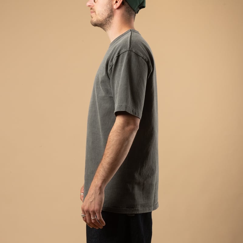 DUBBLE WORKS / Heavyweight Short Sleeve Tee Pigment Dye Sumikuro