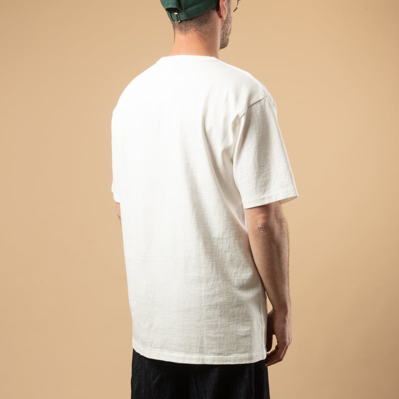 Image-Flâneurs_DUBBLE WORKS / Heavyweight Short Sleeve Tee Off White_de-dos