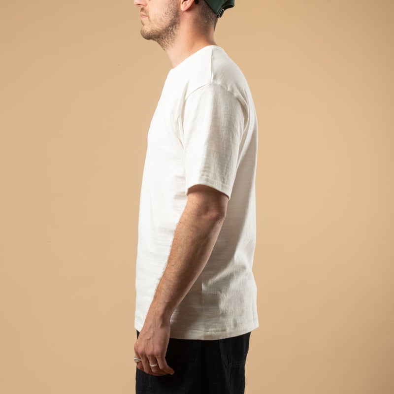 Lot 4601 Henley Neck T-Shirt Off White