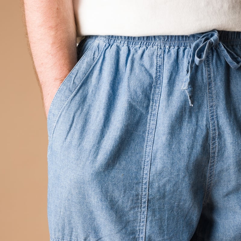 Image-Flâneurs_GOHEMP / Ginger Baker Pants Blue_de-détail-face