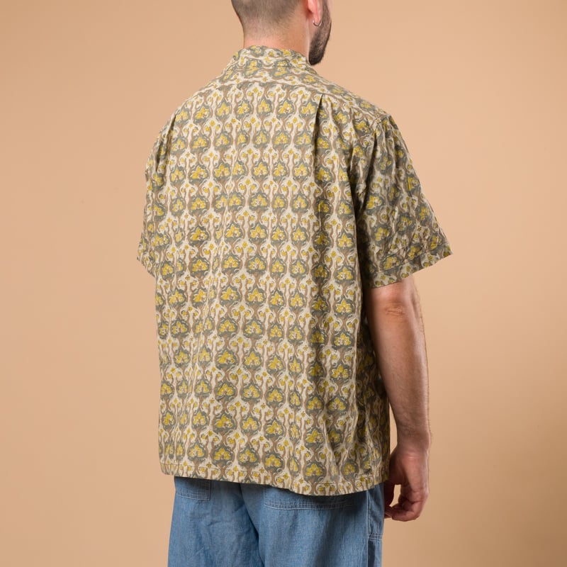Image-Flâneurs_GOHEMP / Open Mind Shirt Gray_de-dos