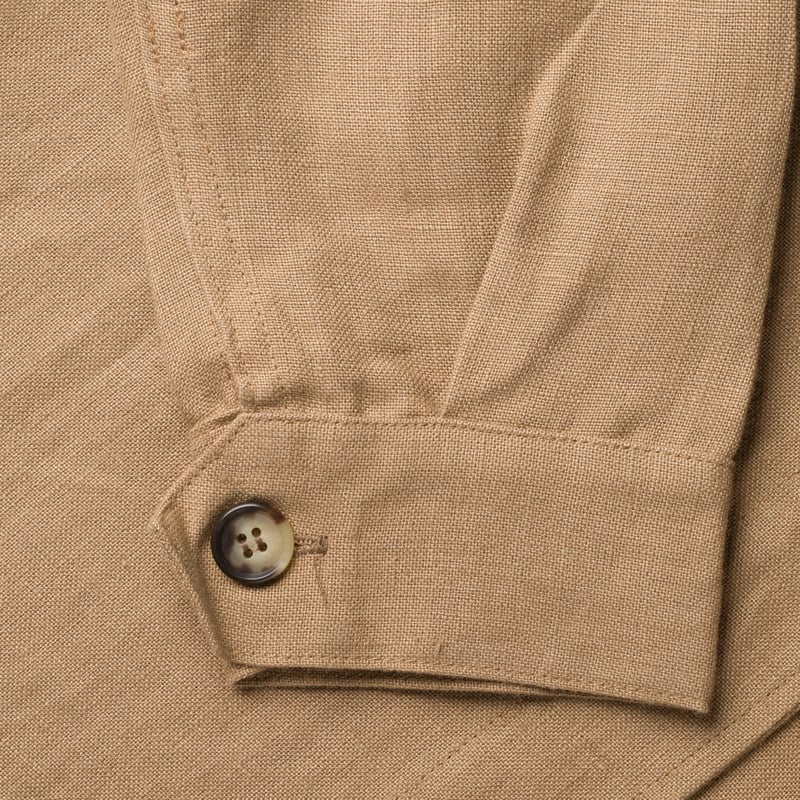 INFORMALE x FLÂNEURS / WS50 Linen Work Shirt Mushroom