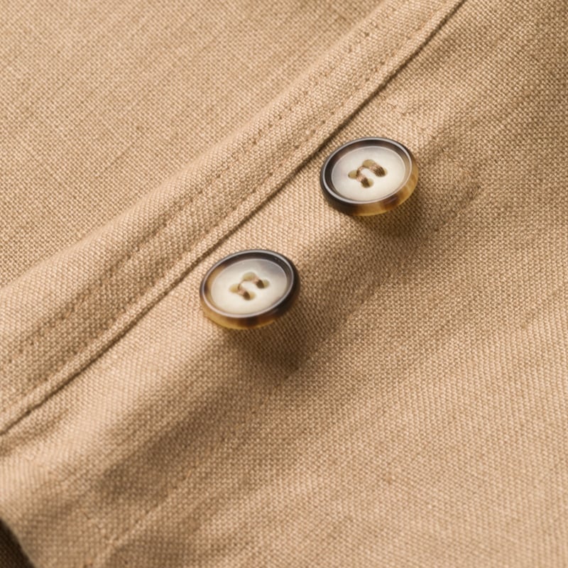 INFORMALE x FLÂNEURS / WS50 Linen Work Shirt Mushroom
