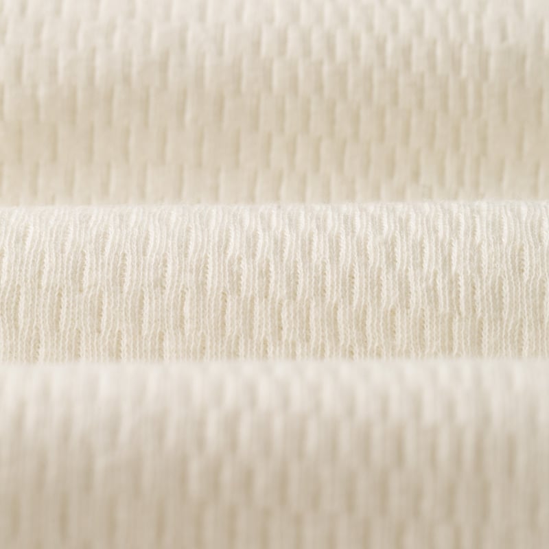 Image-Flâneurs_GOHEMP / Wide Slit Tee Off White_détail-matière