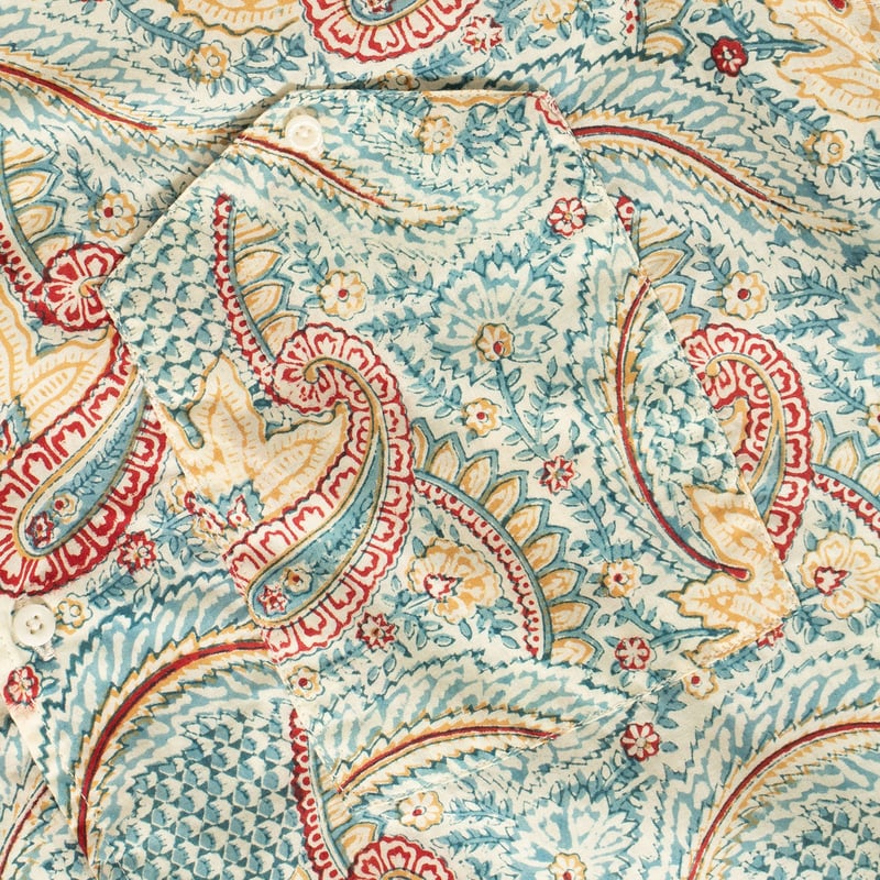 detail poche Image-Flâneurs_KARDO x FLANEURS chemisette block print Shirt BP58