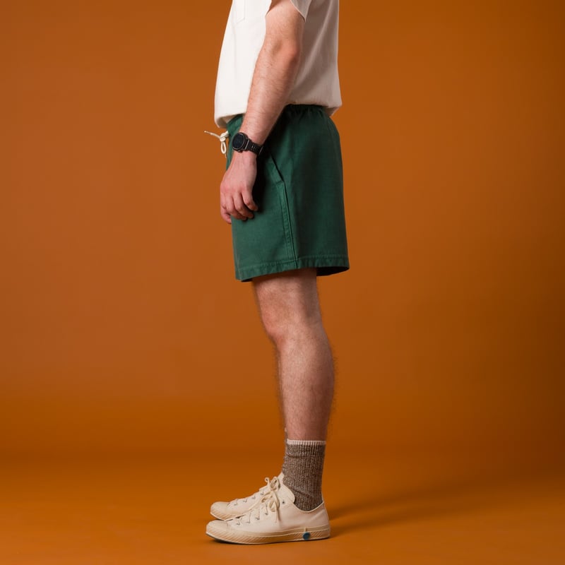 image flâneurs veste XX DEVELOPMENT Super Tuck Shorts Regular Green Green_de-profil