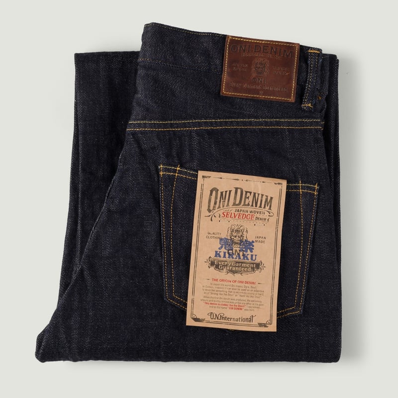 Image-Flâneurs_	ONI DENIM / 222-Kiraku-BB 12oz Super Wide Straight One Wash Denim_Vignette