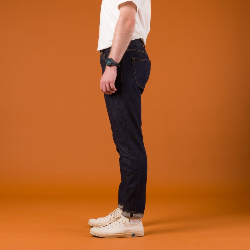 Image-Flâneurs-JAPAN BLUE JEANS / J204 Tapered Fit 12,5oz_de-profil