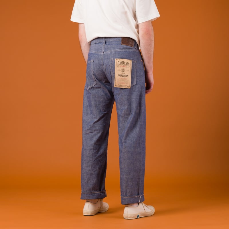 Image-Flâneurs_ONI DENIM / 200-HCSV 8oz Selvedge Chambray Wide Straight_de-dos
