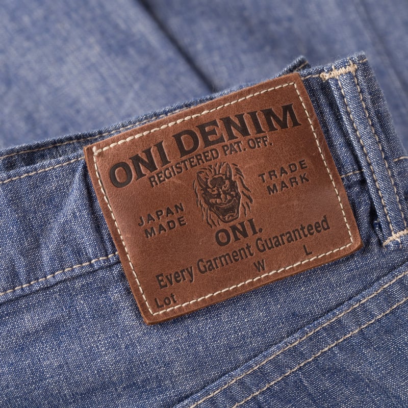Image-Flâneurs_ONI DENIM / 200-HCSV 8oz Selvedge Chambray Wide Straight_détail-5