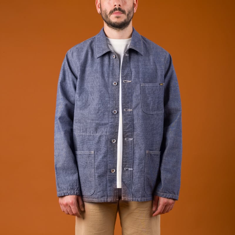 Image-Flâneurs_ONI DENIM / 03500-HCSV 8oz Selvedge Chambray Coverall_de-face