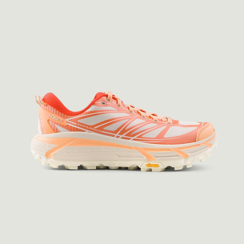 sneakers HOKA flâneurs Mafate Speed 2 Pale Tangerine Ember_Vignette