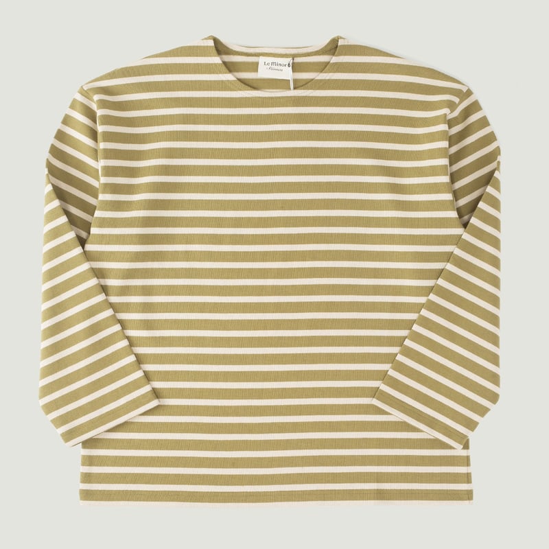 Le Minor x Flâneurs Loose Marinière Khaki/Sand