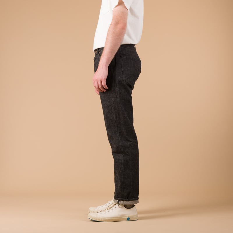 Image-Flâneurs_DENIME / Lot 224-66B Model 66 Black Denim_de-profil