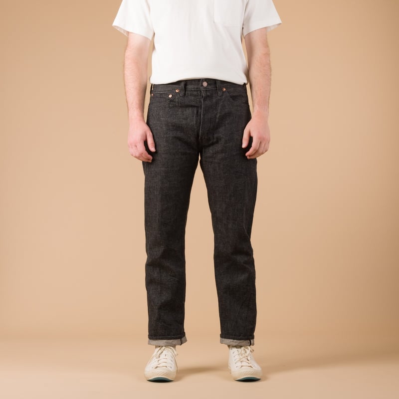 Image-Flâneurs_DENIME / Lot 224-66B Model 66 Black Denim_de-face