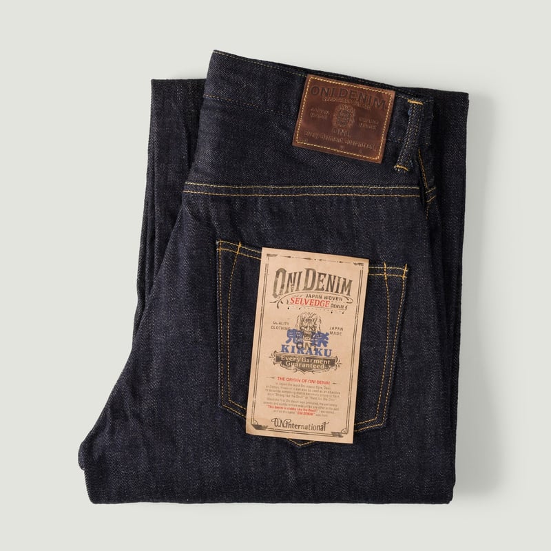 Image-Flâneurs_	ONI DENIM / 222-Kiraku-BB 12oz Super Wide Straight One Wash Denim_Vignette