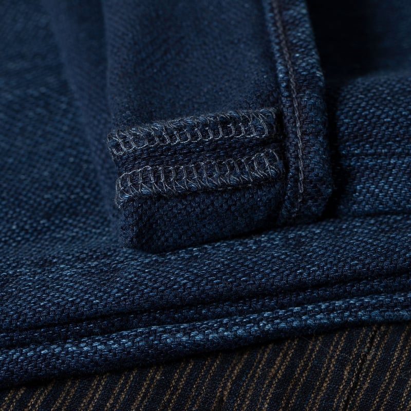 oni x flaneurs detail indigo biowash id