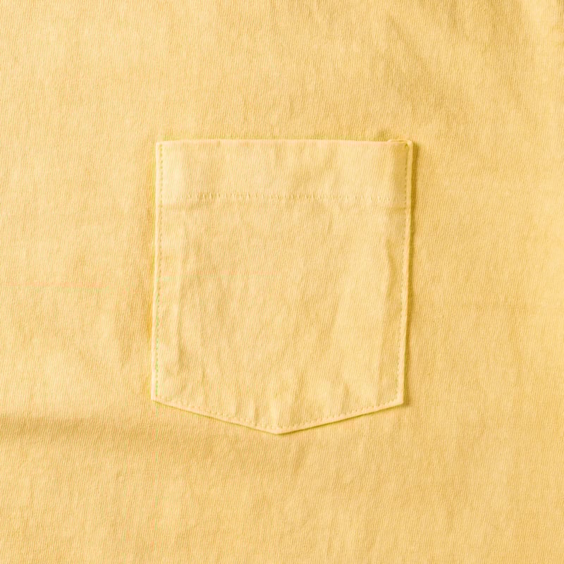 Image-Flâneurs_XX DEVELOPMENT / "SURE MFG" 7,5oz Pocket L/S Tee Mello Yello_detail-3