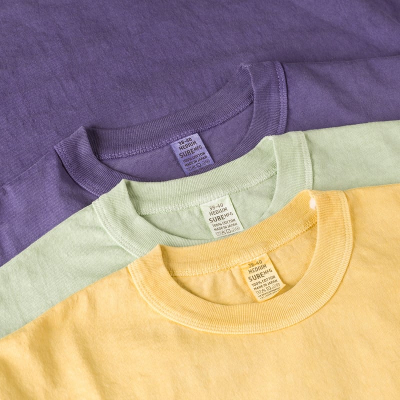 Image-Flâneurs_XX DEVELOPMENT / "SURE MFG" 7,5oz Pocket L/S Tee Mello Yello_detail-4
