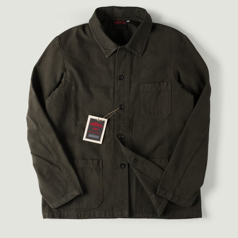 Image-Flâneurs_Vetra_Ash Brushed Canvas Weaved Jacket_Vignette