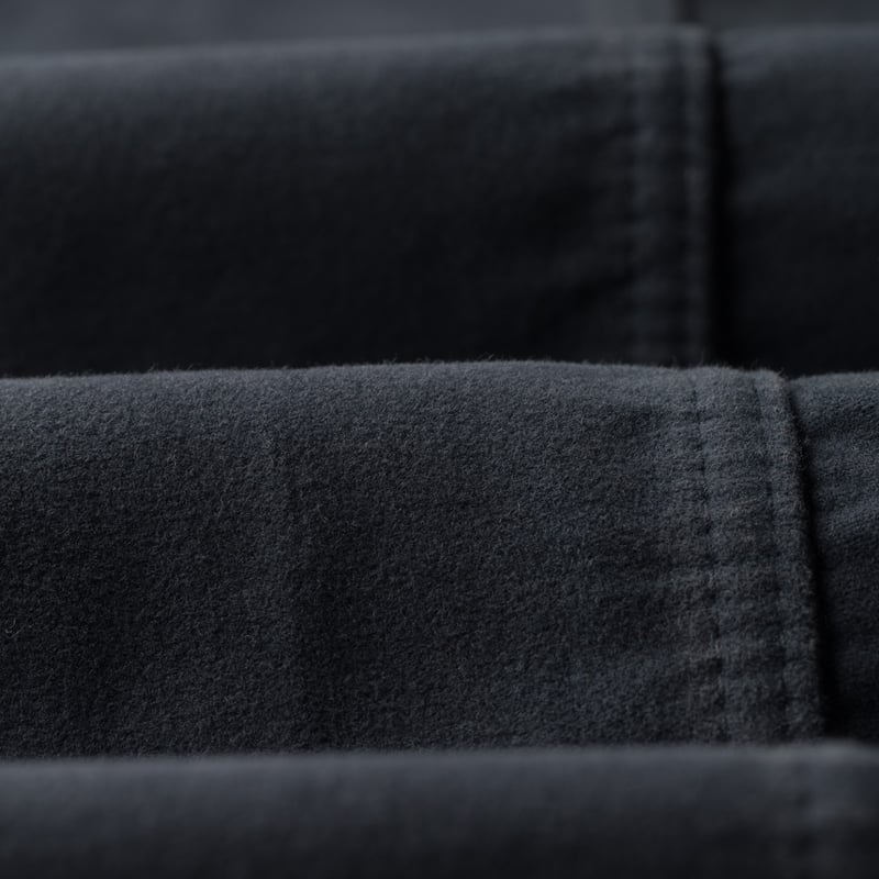 Image-Flâneurs_VETRA / Graphite Suedine Moleskin Weaved Jacket_Detail-2