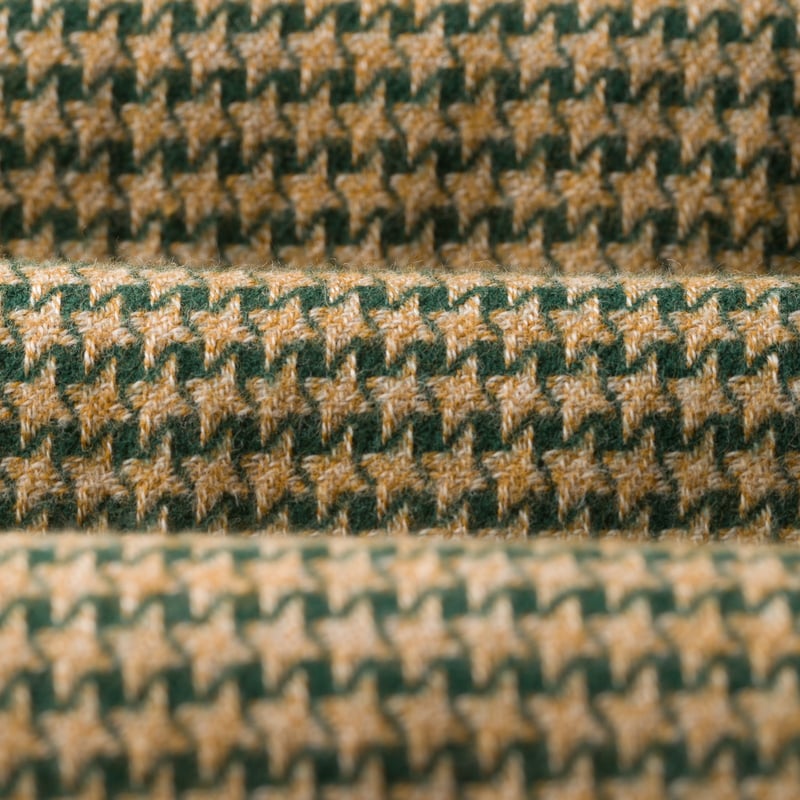 Image-Flâneurs_PORTUGUESE FLANNEL / Abstract Pied Poule Green_detail-1