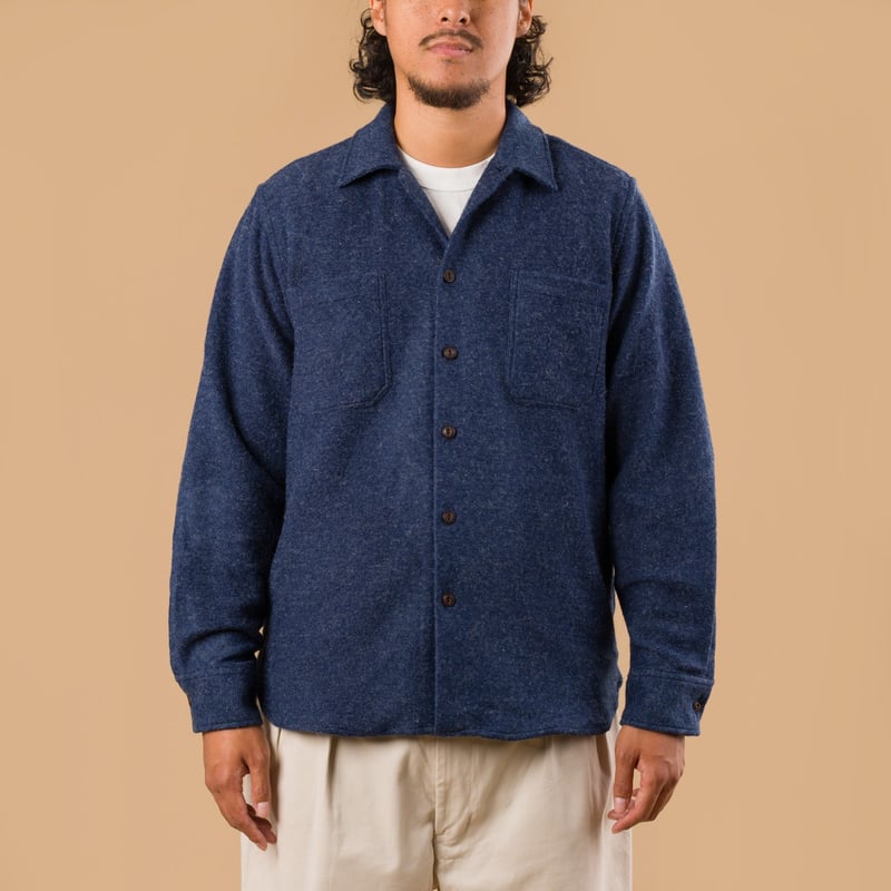 Dam Marl Work Shirt Navy