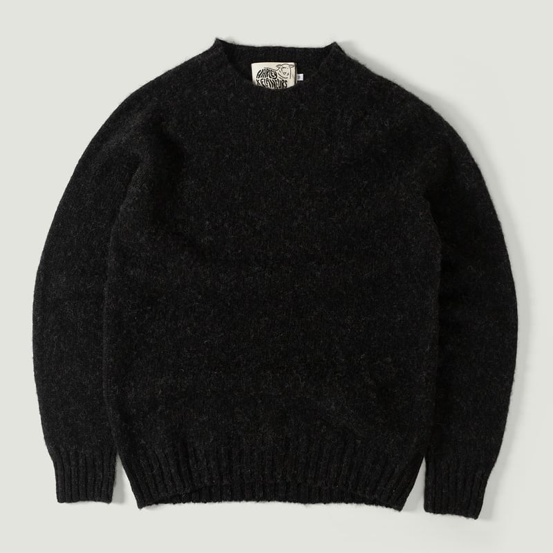 image vignette Pull Harley Of Scotland X Flâneurs Shaggy Crew Neck Sweater Crag