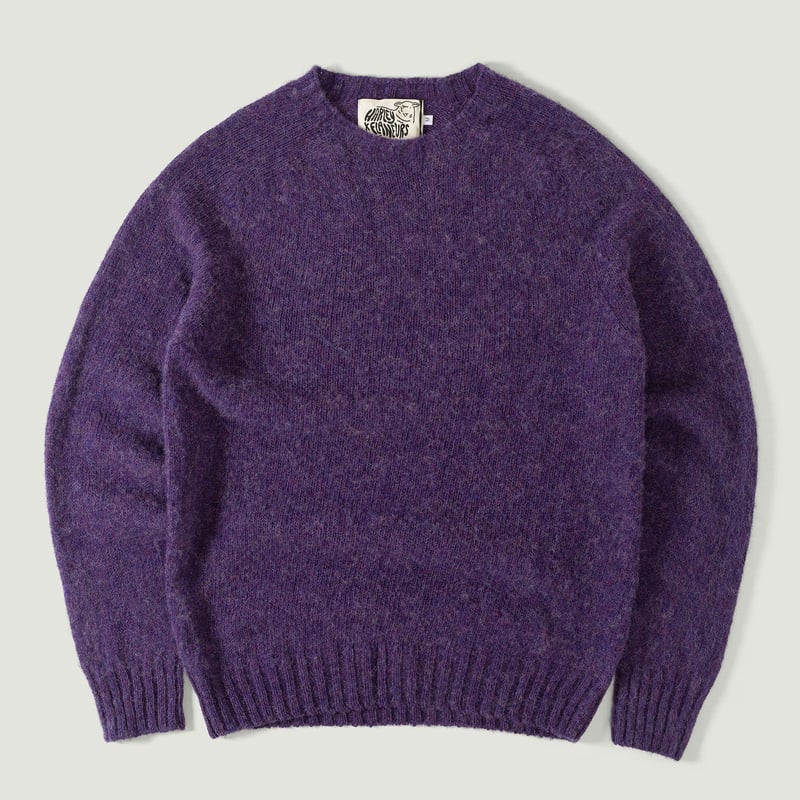 image vignette pull HARLEY OF SCOTLAND X FLANEURS shaggy Crew Neck Rave