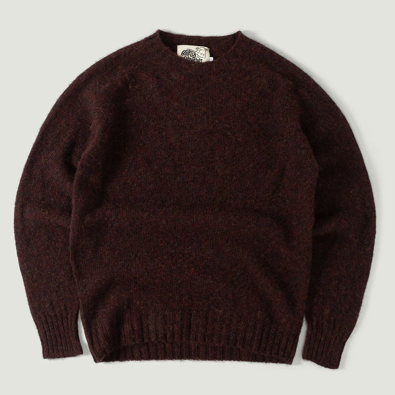HARLEY OF SCOTLAND X FLANEURS / Shaggy Crew Neck Pheasant