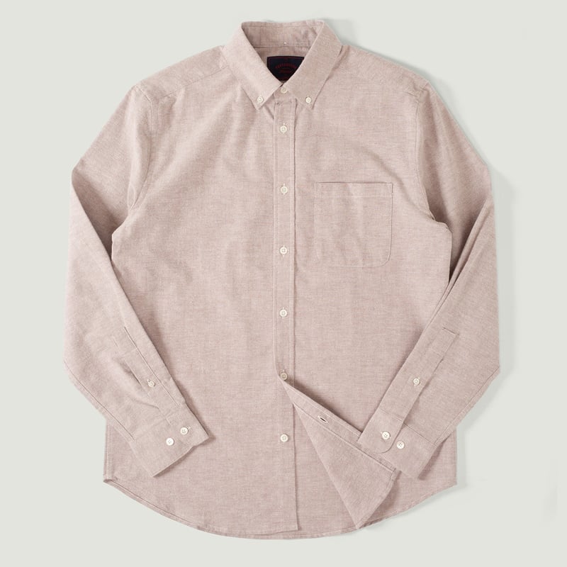 vignette flaneurs chemise PORTUGUESE FLANNEL Brushed Oxford Bordeaux
