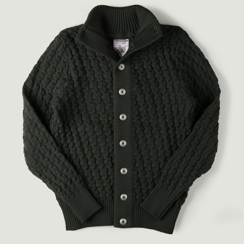 Stark Cardigan Dark Forest Green