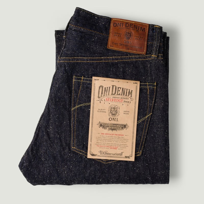 Image-Flâneurs_ONI DENIM / 288-13.7NEP Regular Straight Neppy Selvedge Denim_Vignette