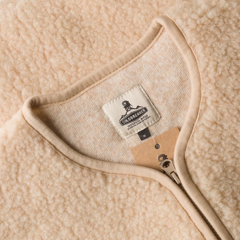 Image-Flâneurs_COLDBREAKER / Pepitco Vest Ultralight Light Beige_detail-1