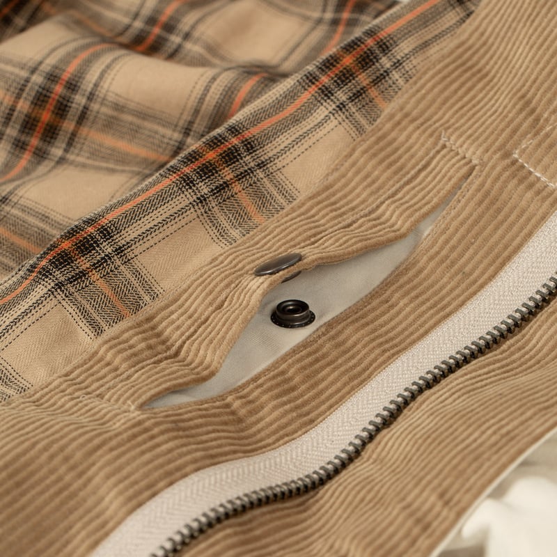 détail poche veste Frizmworks Heritage Hunting Jacket Cream (5)