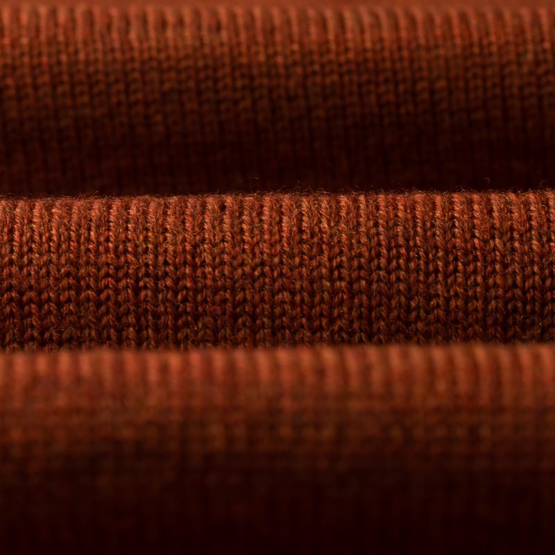 Image-Flâneurs_NITTO KNITWEAR / Pull Col Rond Aris Maille Jersey Orange_detail-2
