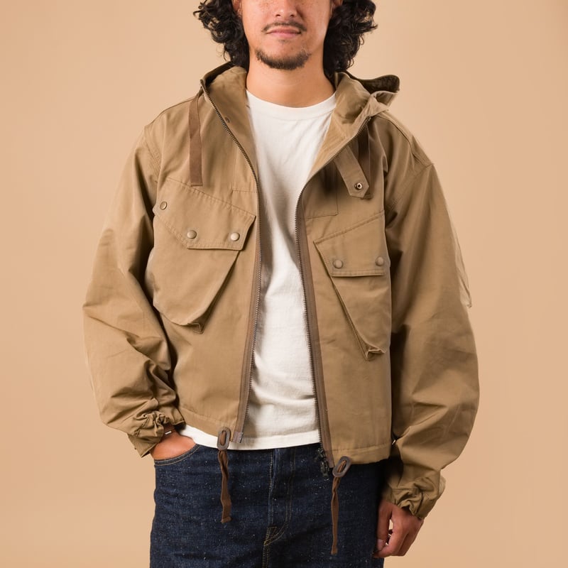 Smock Hooded Parka Tan