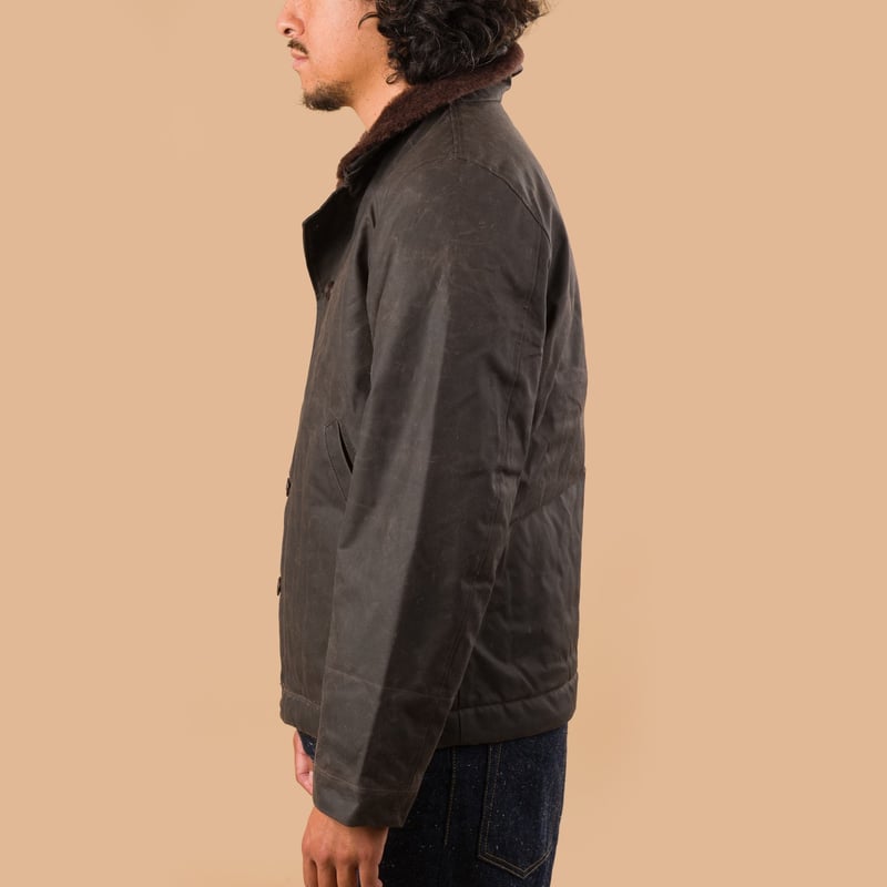 image-flâneurs-MANIFATTURA-CECCARELLI-New Deck Jacket Chocolate de profil