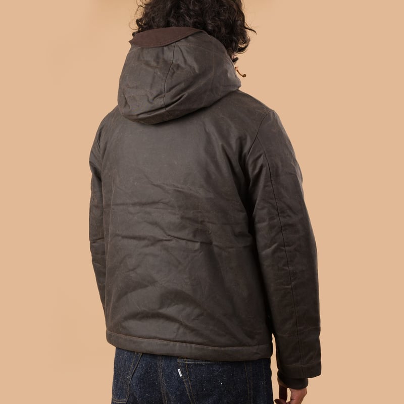 image parka-MANIFATTURA-CECCARELLI-Blazer-Coat-chocolate de dos