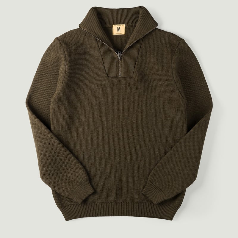 vignette-flâneurs-Pull-col-camionneur-NITTO-KNITWEAR-Youri-khaki