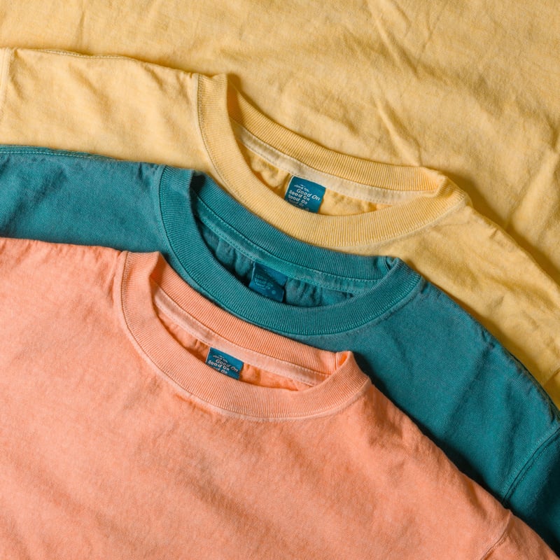 Image-Flâneurs_GOOD ON / Short Sleeve Crew T-shirt P-Straw_detail-2