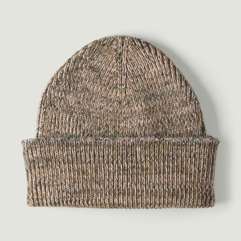 Image-Flâneurs_NITTO KNITWEAR / Bonnet Ara Taupe/Ecru_Vignette