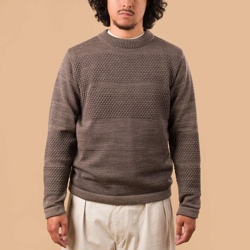 Fisherman III Terra-II Brown Sweater
