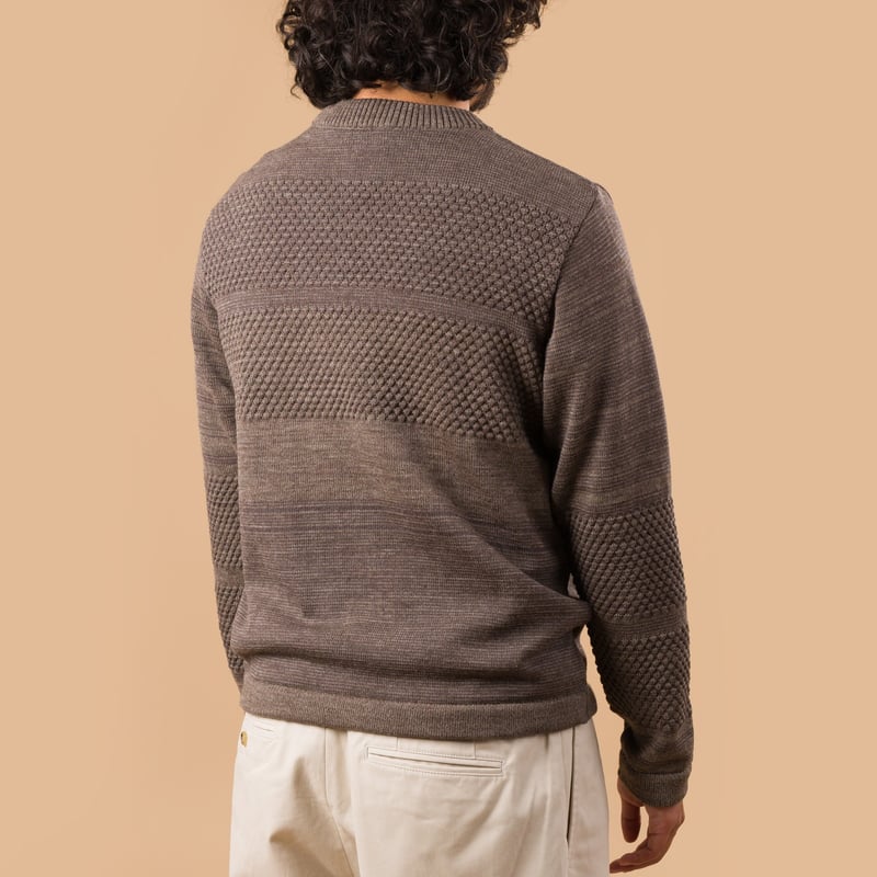 Fisherman III Terra-II Brown Sweater